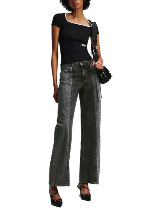 Karl Lagerfeld Jeans Damen Jeans Schwarz | online kaufen