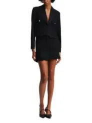 Karl Lagerfeld Jeans Damen Rock Schwarz | online kaufen