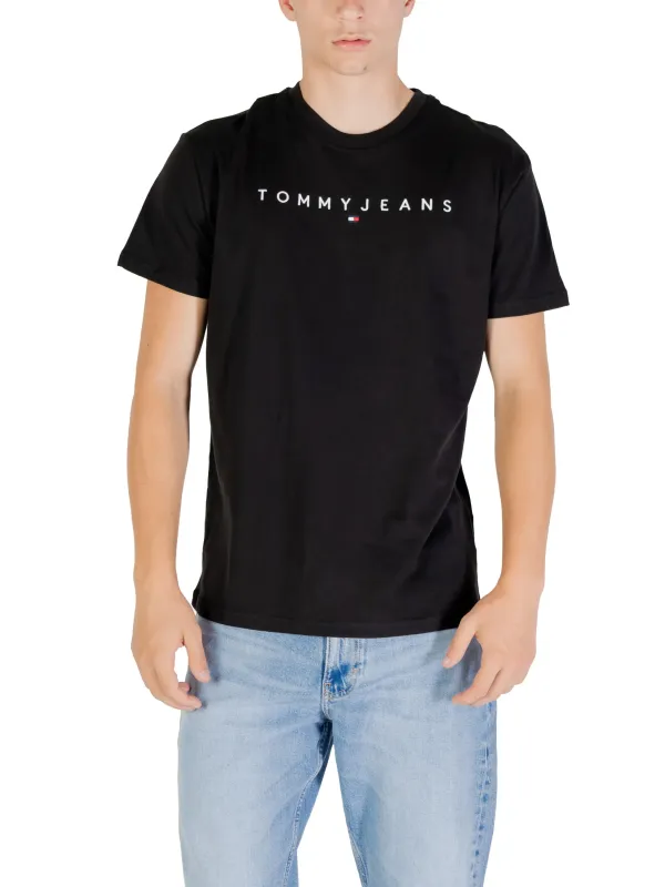 Tommy Hilfiger Jeans Herren T-Shirt Schwarz | online kaufen
