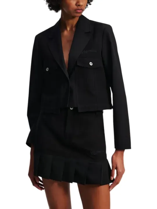 Karl Lagerfeld Jeans Damen Kostümjacken Schwarz
