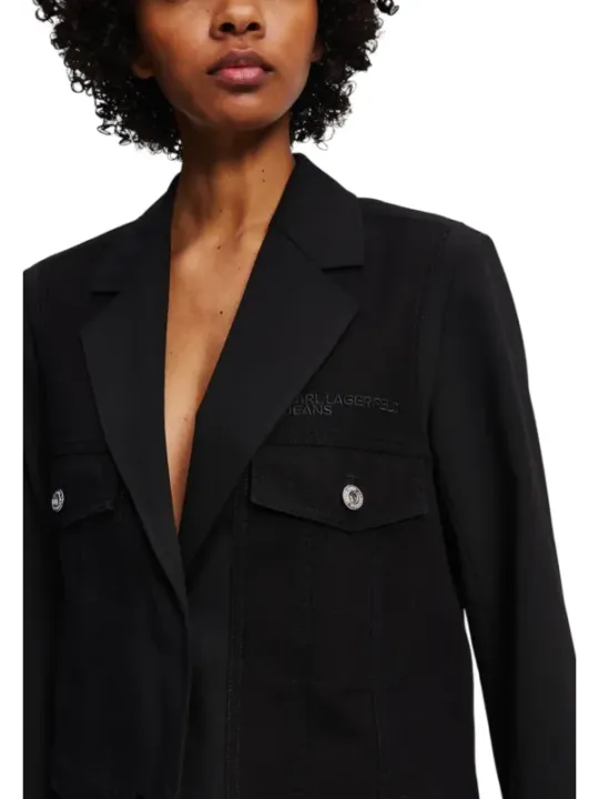 Karl Lagerfeld Jeans Damen Kostümjacken Schwarz