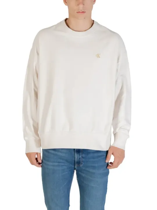 Calvin Klein Jeans Herren Fleece Weiß | online kaufen