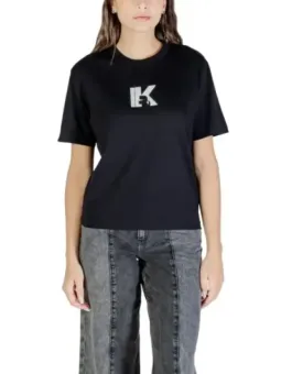 Karl Lagerfeld Jeans Damen T-Shirt Schwarz | online kaufen