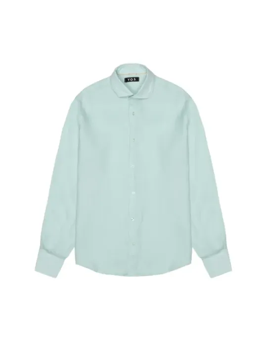 Yos Herren Hemd Azurblau | online kaufen