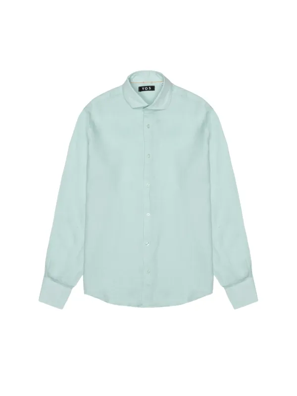 Yos Herren Hemd Azurblau | online kaufen