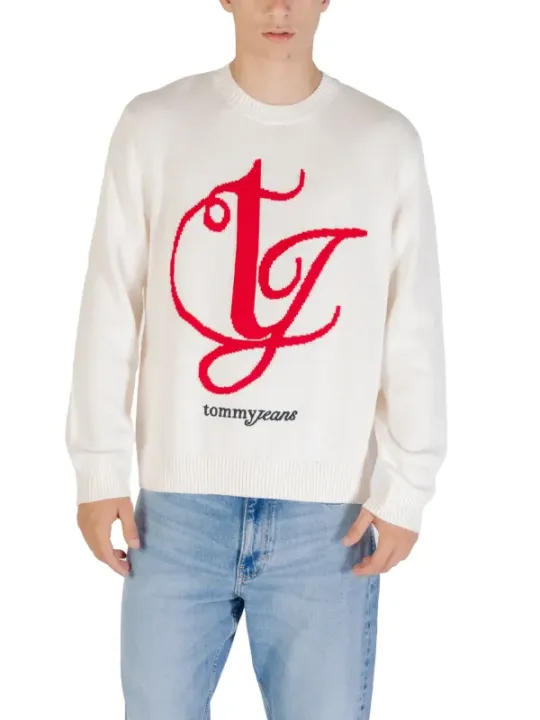 Tommy Hilfiger Jeans Herren Pullover Weiß | online kaufen