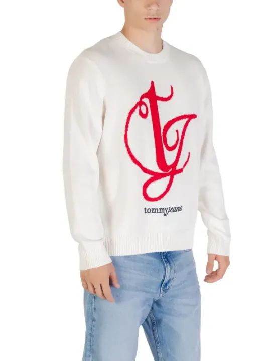 Tommy Hilfiger Jeans Herren Pullover Weiß | online kaufen