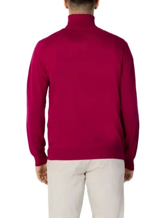 Merino-Wolle-Rollkragenpullover klassisch neutral