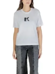 Karl Lagerfeld Jeans Damen T-Shirt Weiß | online kaufen