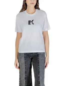 Karl Lagerfeld Jeans Damen T-Shirt Weiß | online kaufen