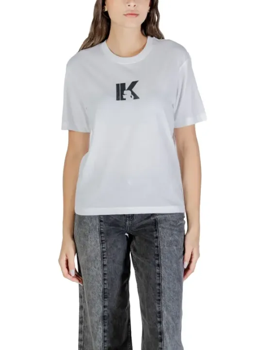 Karl Lagerfeld Jeans Damen T-Shirt Weiß | online kaufen