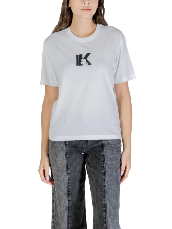 Karl Lagerfeld Jeans Damen T-Shirt Weiß | online kaufen