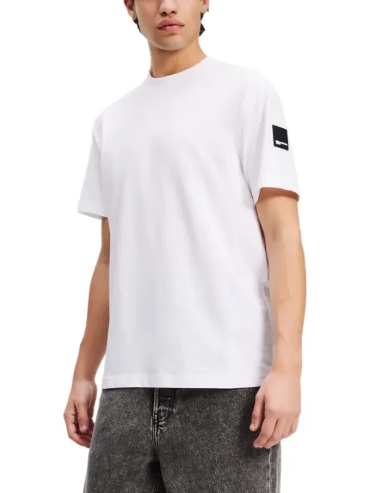 Karl Lagerfeld Jeans Herren T-Shirt Weiß | online kaufen