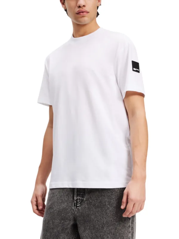 Karl Lagerfeld Jeans Herren T-Shirt Weiß | online kaufen