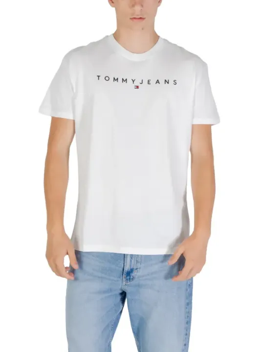 Tommy Hilfiger Jeans Herren T-Shirt Weiß | online kaufen