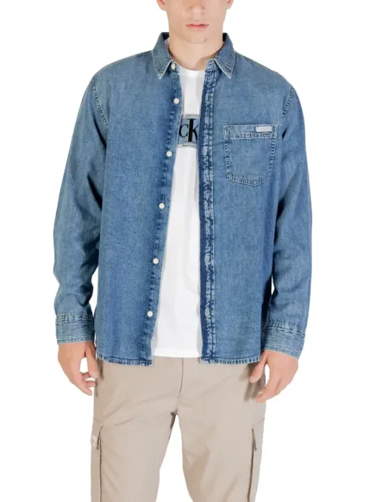 Calvin Klein Jeans Herren Hemd Blau | online kaufen