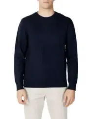 Dunkles Langarmhemd aus Baumwolle