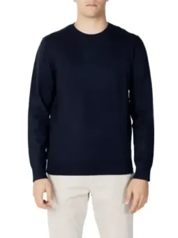 Dunkles Langarmhemd aus Baumwolle