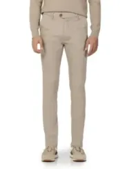 Khaki Slim Fit Herrenhose Borghese
