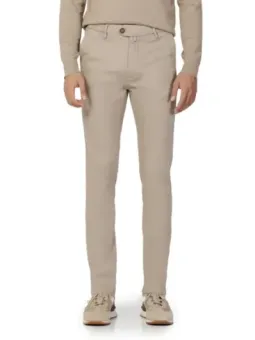 Khaki Slim Fit Herrenhose Borghese