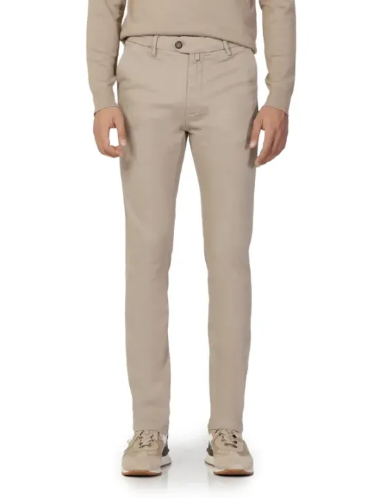 Khaki Slim Fit Herrenhose Borghese