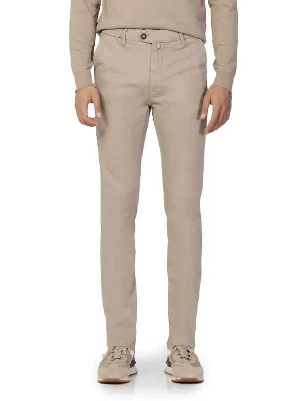 Khaki Slim Fit Herrenhose Borghese