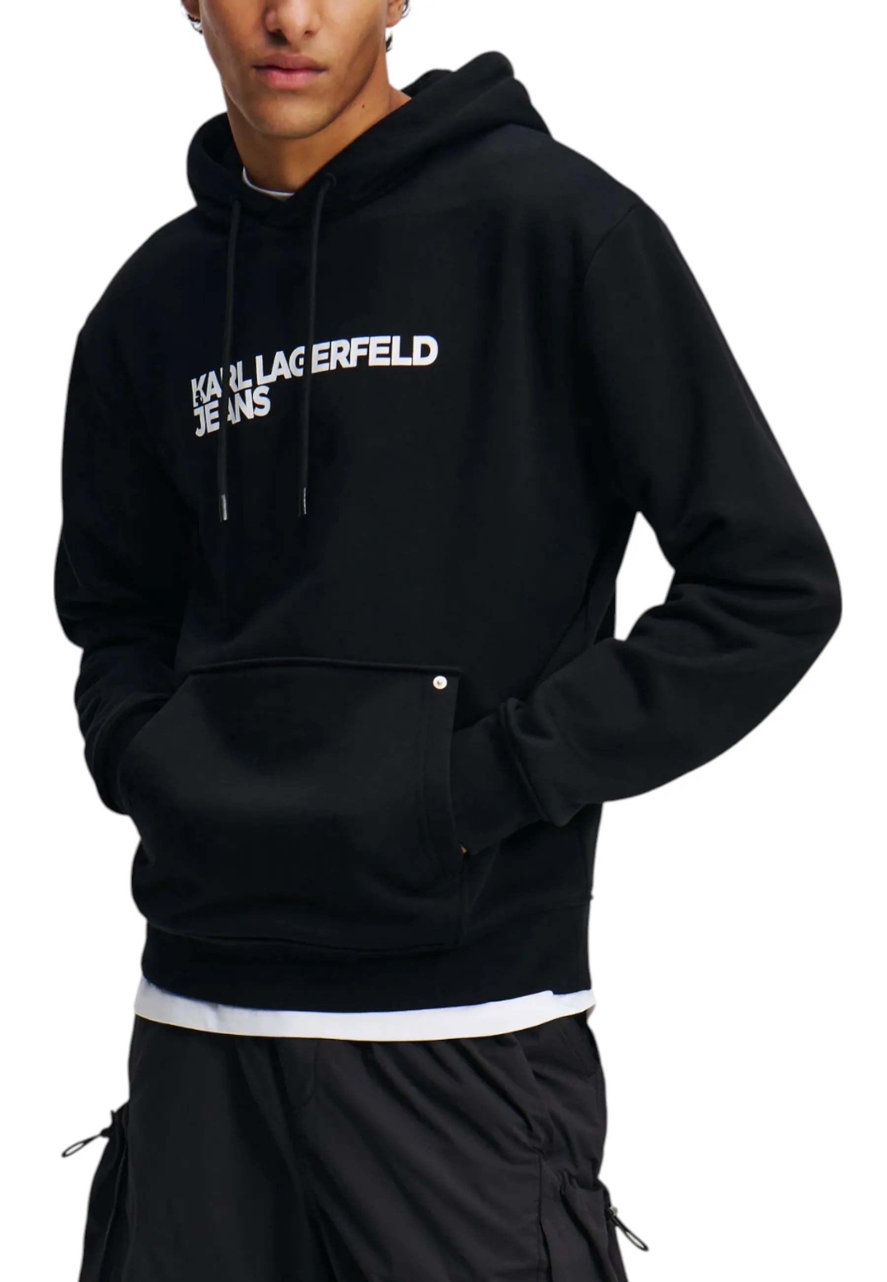 Herren Fleece Schwarz 488389