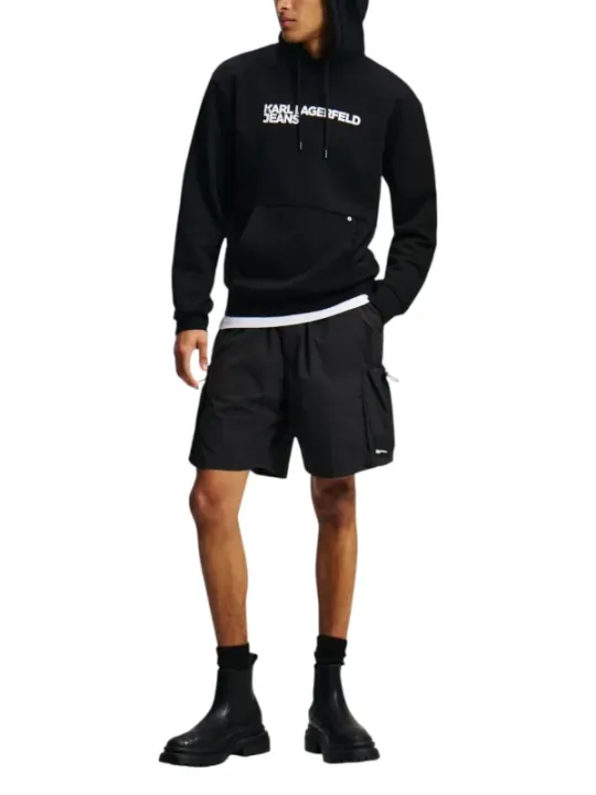 Karl Lagerfeld Herren Fleece Schwarz mieten - Flex-Fashion
