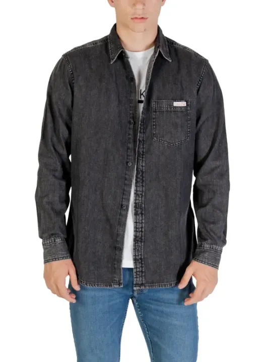 Calvin Klein Jeans Herren Hemd Schwarz | online kaufen