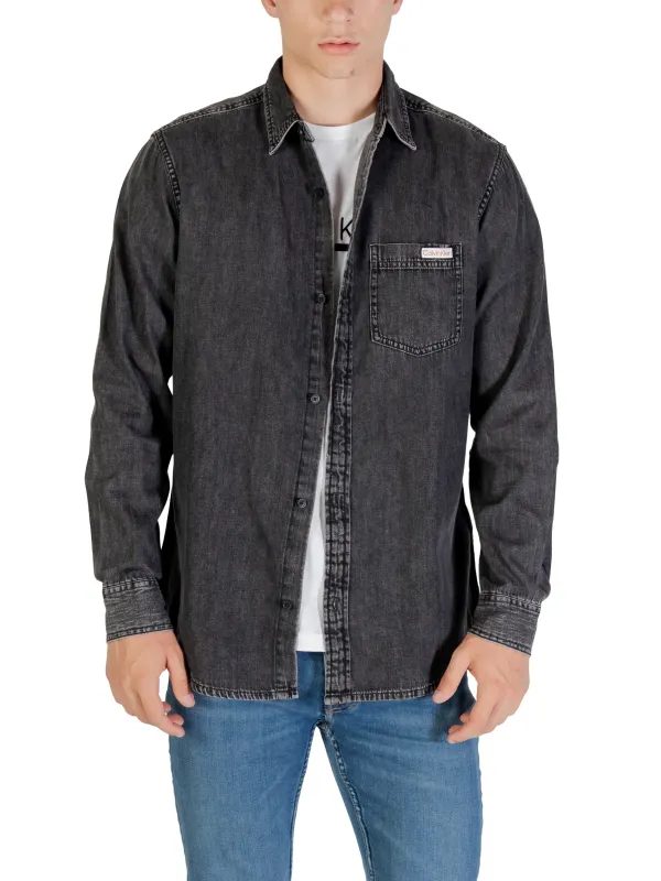 Calvin Klein Jeans Herren Hemd Schwarz | online kaufen