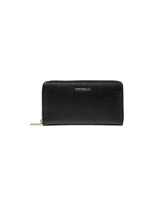 Coccinelle Damen Leder-Portemonnaie Schwarz | online kaufen