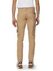 Khaki Cargo-Hose mit Taschen