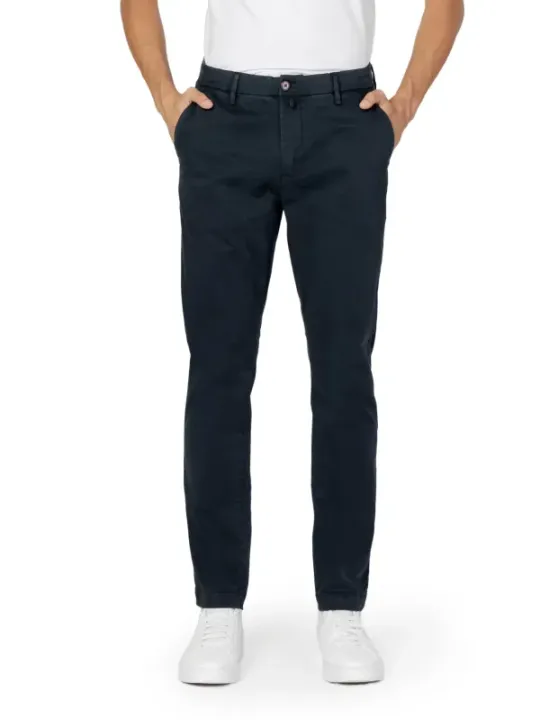 Dunkle graue Herren Slim Fit Hose