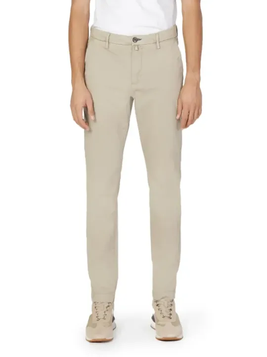 Beige Borghese Sport Hose schlank geschnitten