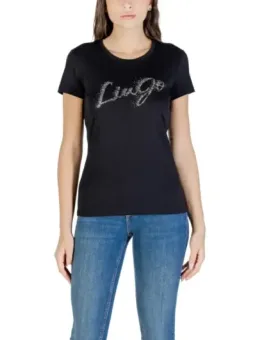 Liu Jo Damen T-Shirt Schwarz | online kaufen
