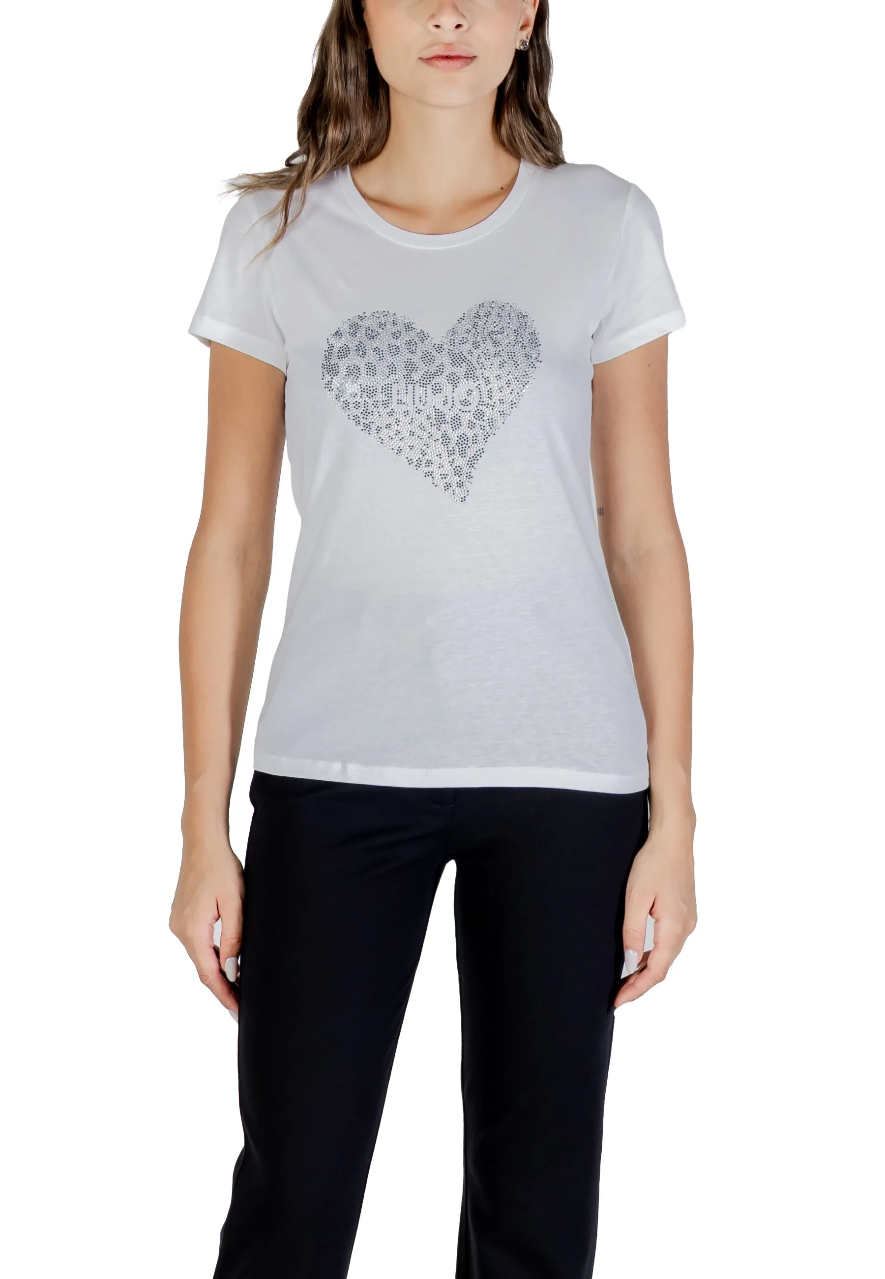Liu Jo Damen T-Shirt Weiß 488274
