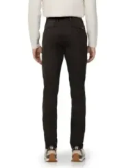 Schwarze Borghese 346106 Herrenhose hinten