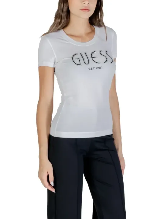 Guess Damen T-Shirt Weiß | online kaufen