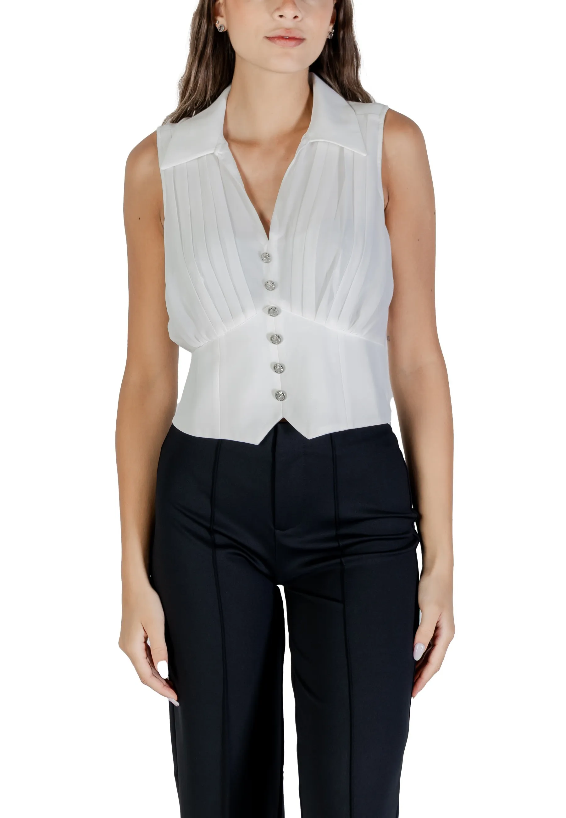 Damen Top Weiß 488270