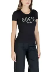 Guess Damen T-Shirt Schwarz | online kaufen