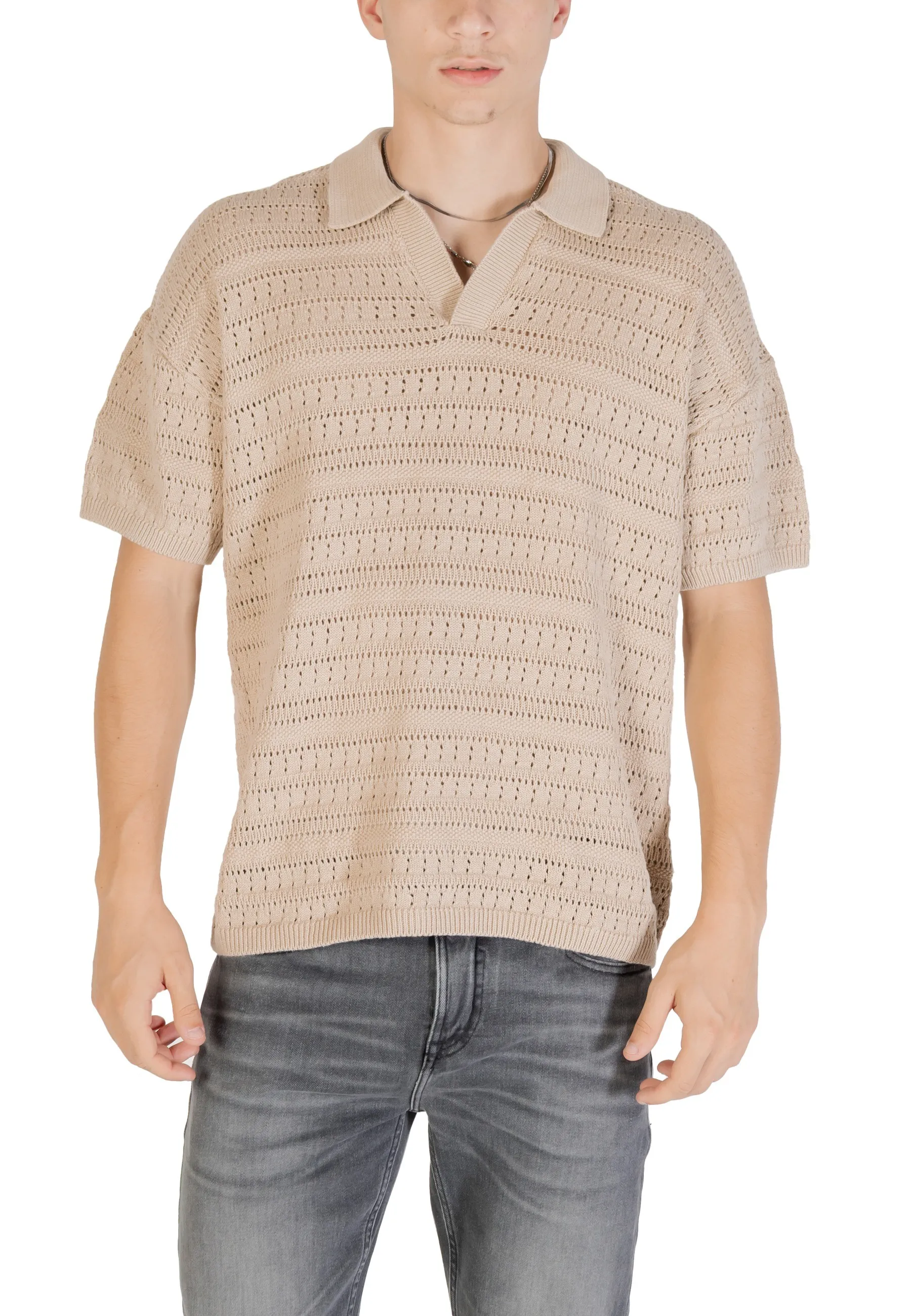 Herren Polo Beige 488231