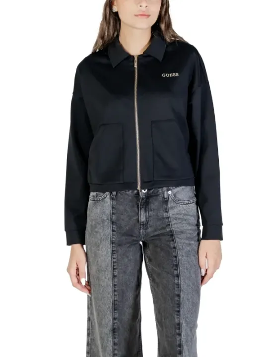 Guess Active Damen Fleece Schwarz | online kaufen