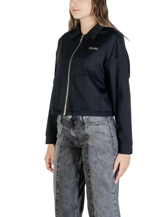 Guess Active Damen Fleece Schwarz | online kaufen