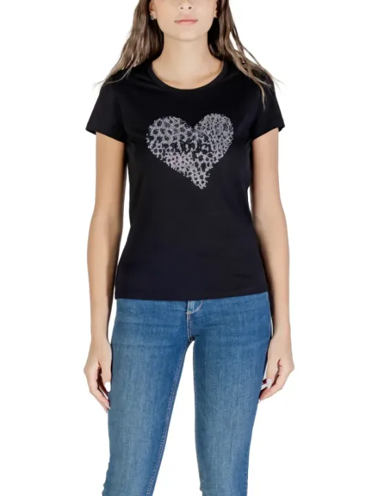 Liu Jo Damen T-Shirt Schwarz | online kaufen