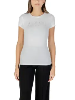 Armani Exchange Damen T-Shirt Weiß mieten - Flex-Fashion