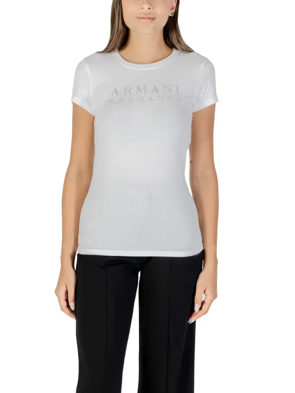 Armani Exchange Damen T-Shirt Weiß | online kaufen