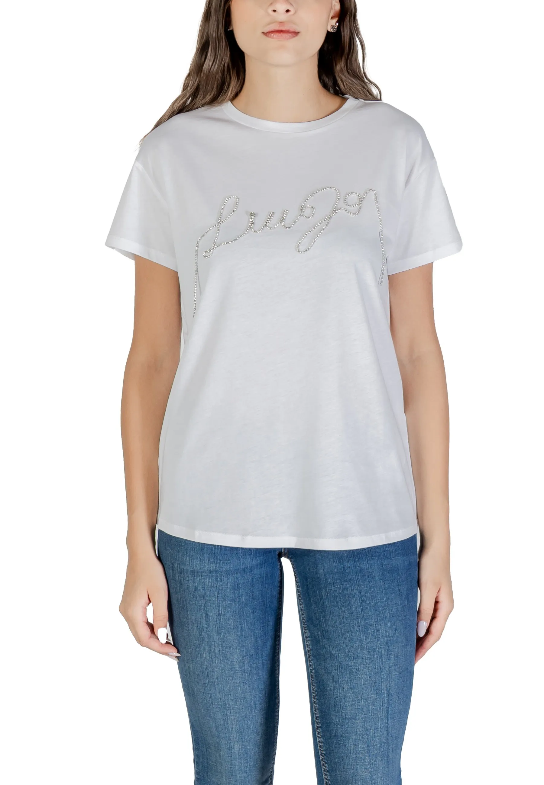 Liu Jo Damen T-Shirt Weiß 488272