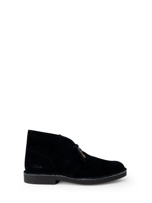 Schwarze Chelsea-Stiefel aus Wildleder