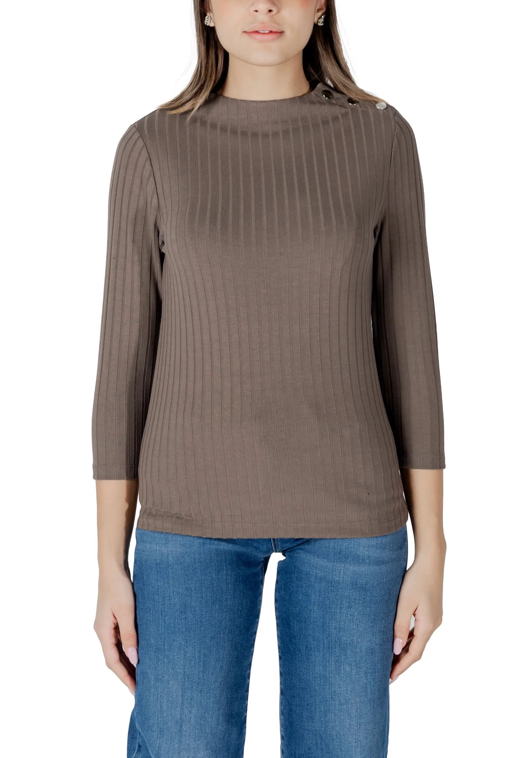 Damen Pullover Braun 483728