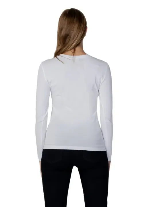 Weißes Love Moschino Langarm-Top